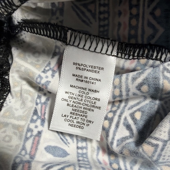 Daily Thread A Line Maxi Skirt Womens Medium Tribal Aztec Stripe Print Boho - Picture 4 of 8